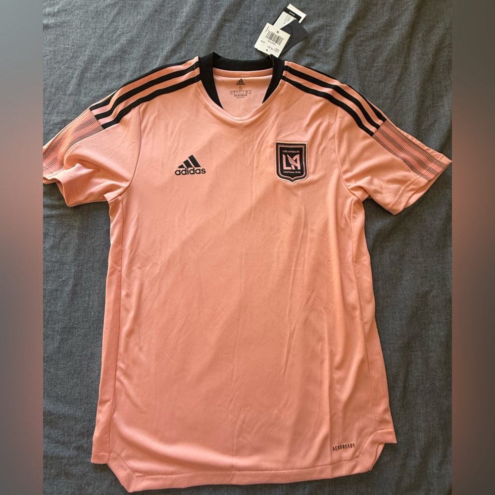 LAFC Adidas Pink Training Jersey - size Small